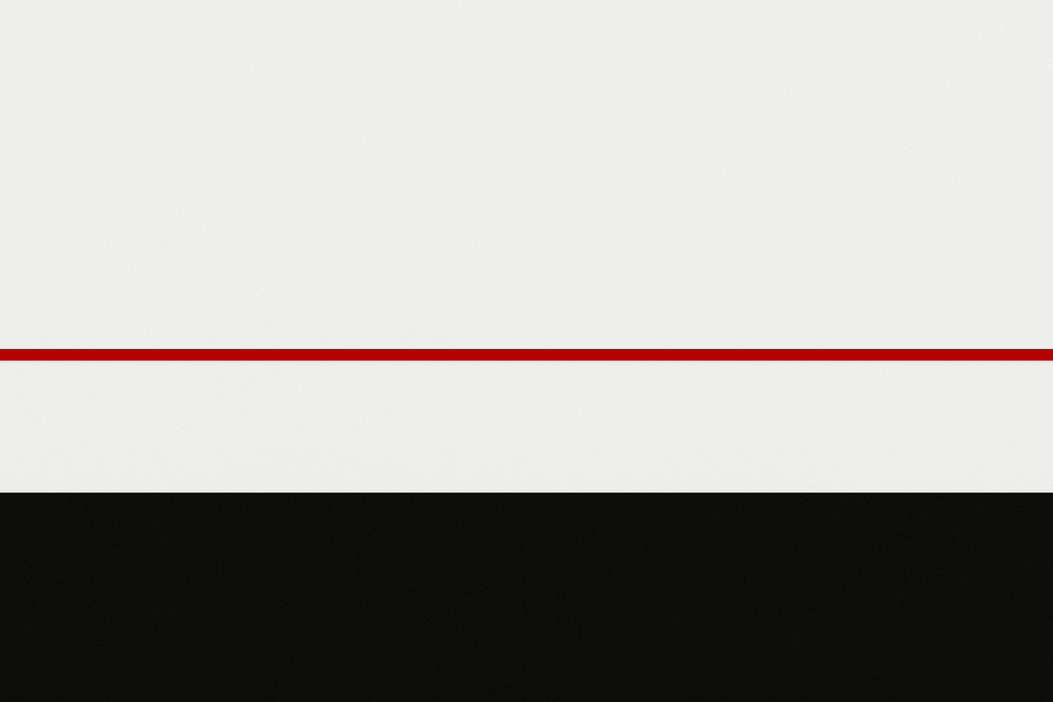 Black and white background with red line